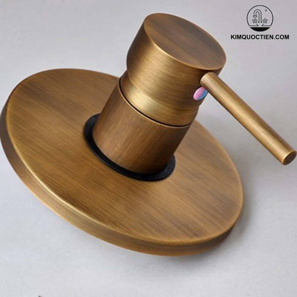 Alternative view of Vòi Sen Kanly GCS71 Nóng Lạnh Âm Tường Đồng Thau Cổ Điển