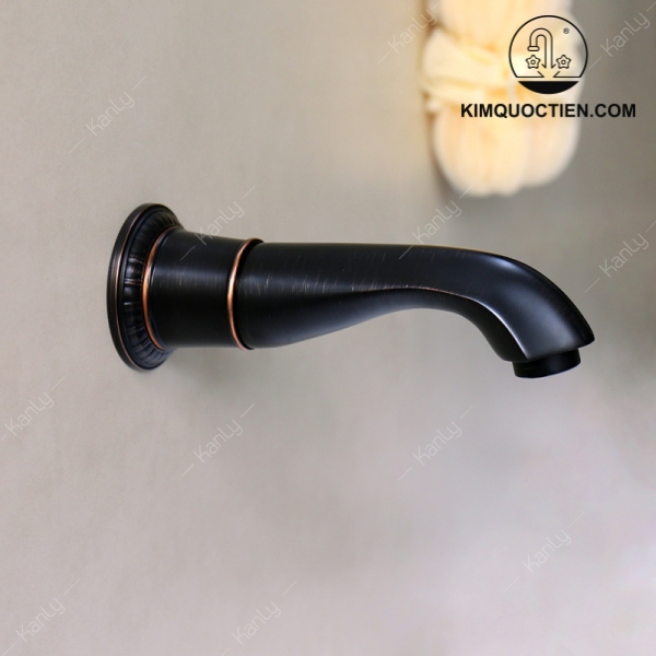 Ảnh công trình thực tế Vòi Sen Âm Tường Kanly GCS78B Nóng Lạnh Đồng Thau Cổ Điển Màu Đen
