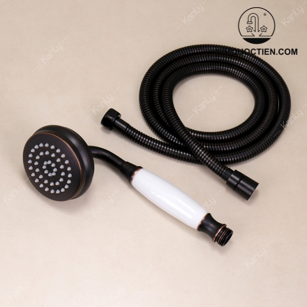 Ảnh công trình thực tế Vòi Sen Âm Tường Kanly GCS78B Nóng Lạnh Đồng Thau Cổ Điển Màu Đen