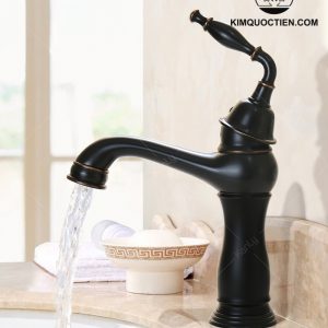 Ảnh công trình thực tế Vòi Lavabo Kanly GCV14B Nóng Lạnh Cổ Điển Màu Đen