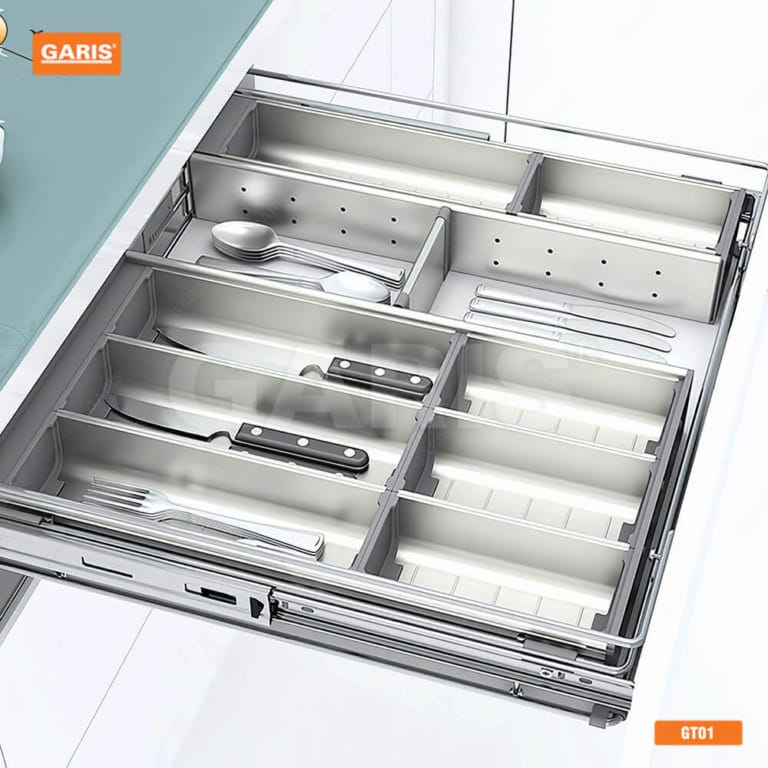Khay Chia Inox Cao Cấp GARIS GT01.2 4 Ngăn