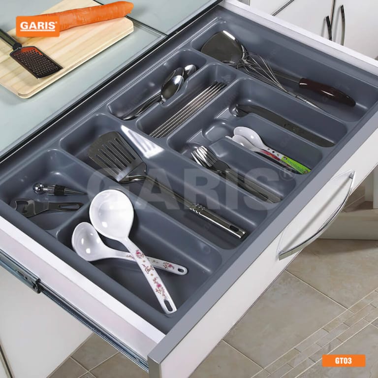Khay Chia Thìa Dĩa GARIS GT03.80 Nhựa Cao Cấp