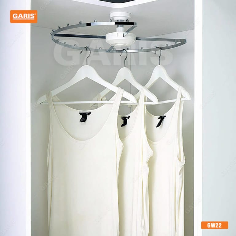 Giá Xoay Treo Góc Tủ Quần Áo GARIS GW22 1 Tầng
