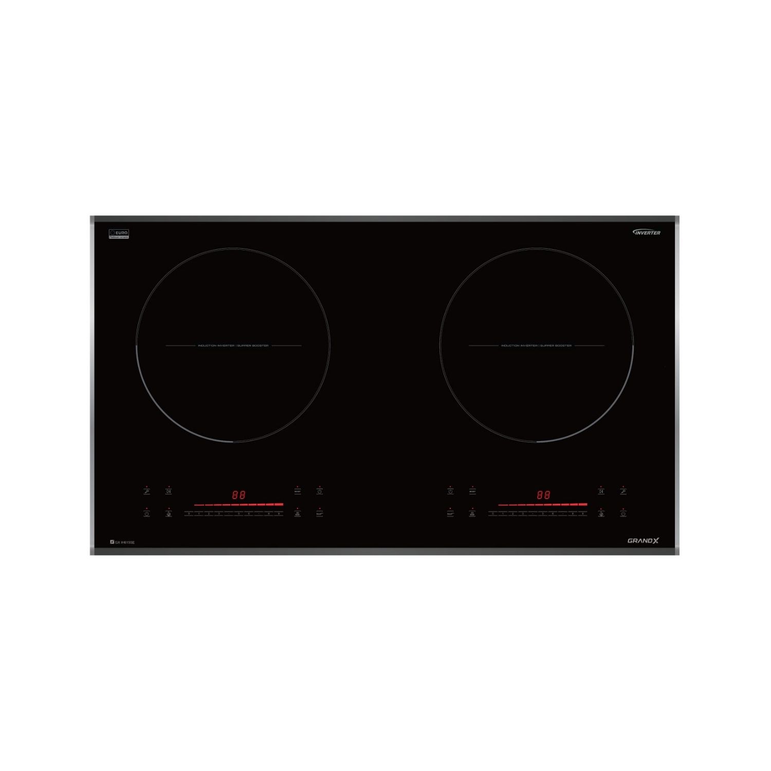 Bếp từ GRANDX GX IH615SE Serial 6 2 vùng nấu
