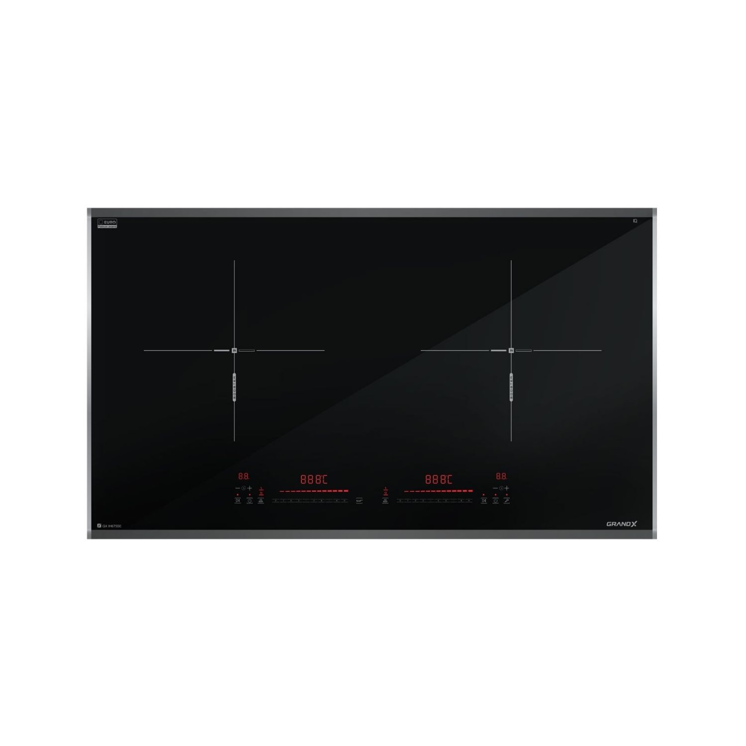 Bếp từ GRANDX GX IH675SE Serial 6 2 vùng nấu