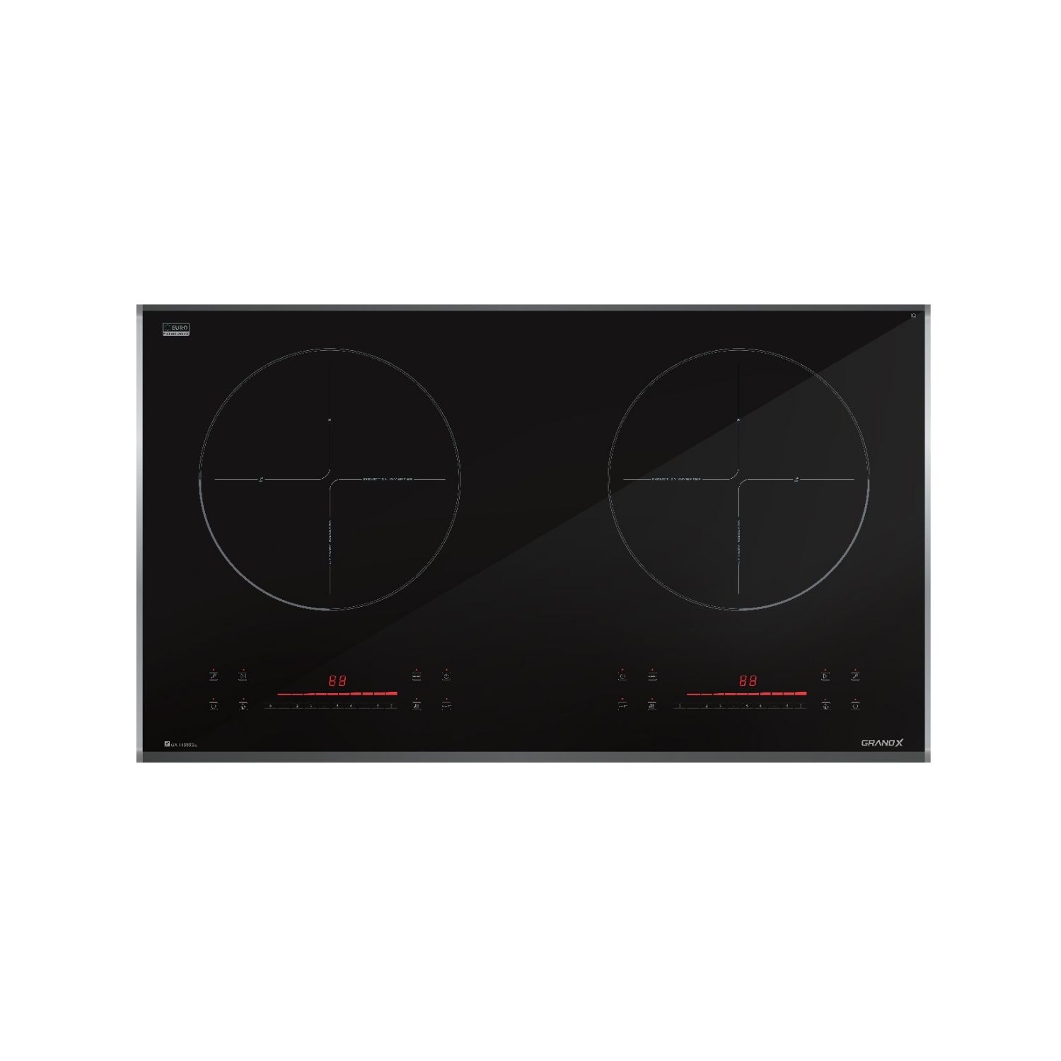 Bếp từ GRANDX GX IH686SE Serial 6 2 vùng nấu