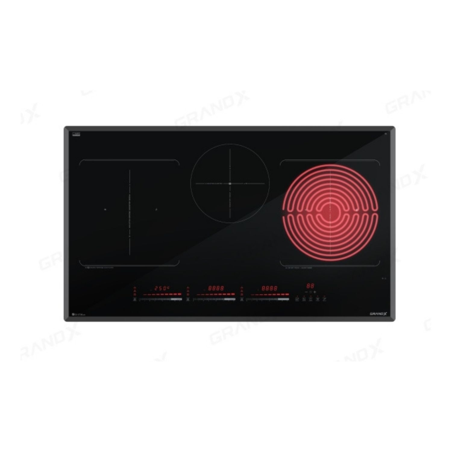 Bếp điện từ GRANDX GX IH738Lux Serial 7 3 vùng nấu