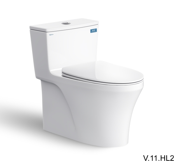 Bàn cầu một khối HL2 + Xịt VG826 + VG853