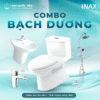 Combo Thiết Bị Vệ Sinh INAX Bạch Dương Kim Quốc Tiến