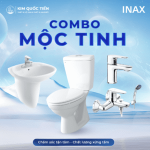Combo Thiết Bị Vệ Sinh INAX Mộc Tinh Kim Quốc Tiến