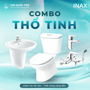 Combo Thiết Bị Vệ Sinh INAX Thổ Tinh Kim Quốc Tiến
