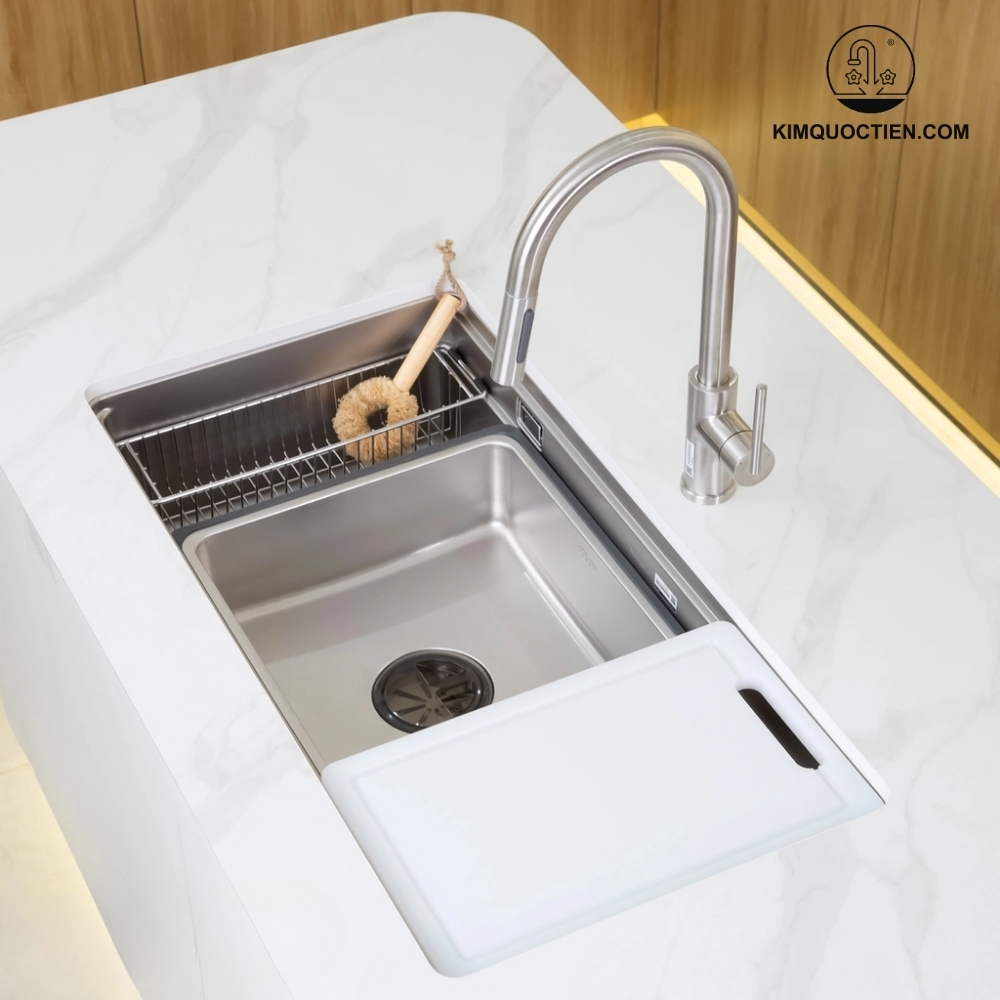 Ảnh công trình thực tế Chậu rửa bát Kluger KG8644FS Plus