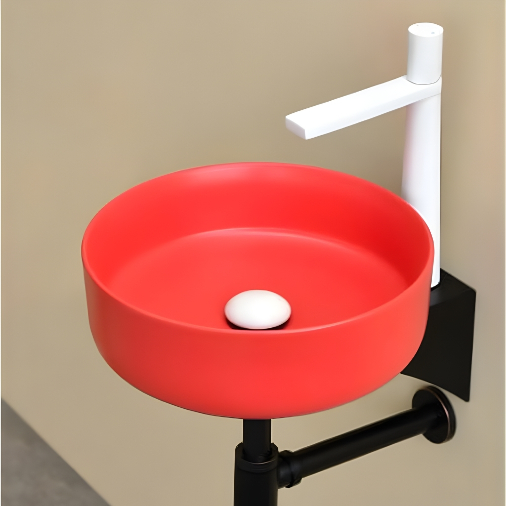 Alternative view of Vòi Lavabo Kanly KLA43 Nóng Lạnh Bằng Đồng