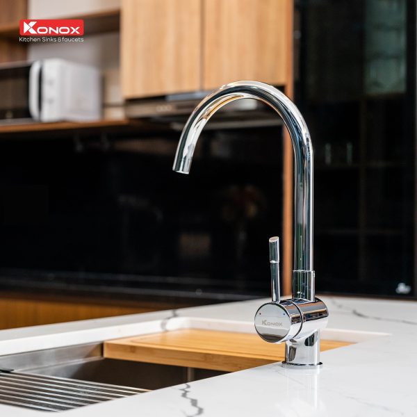 Ảnh công trình thực tế Vòi Rửa Chén KONOX KN1206