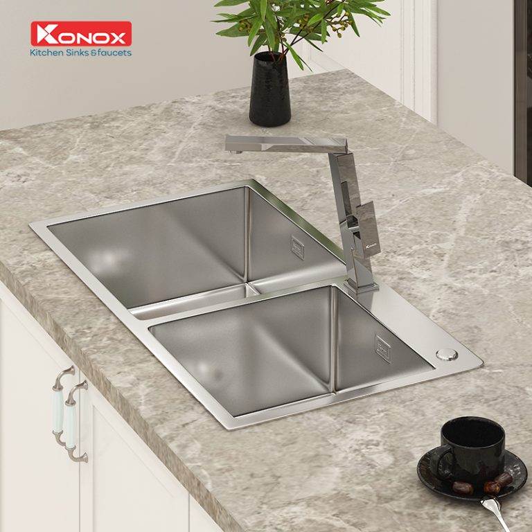 Ảnh công trình thực tế Vòi Rửa Chén KONOX KN1209