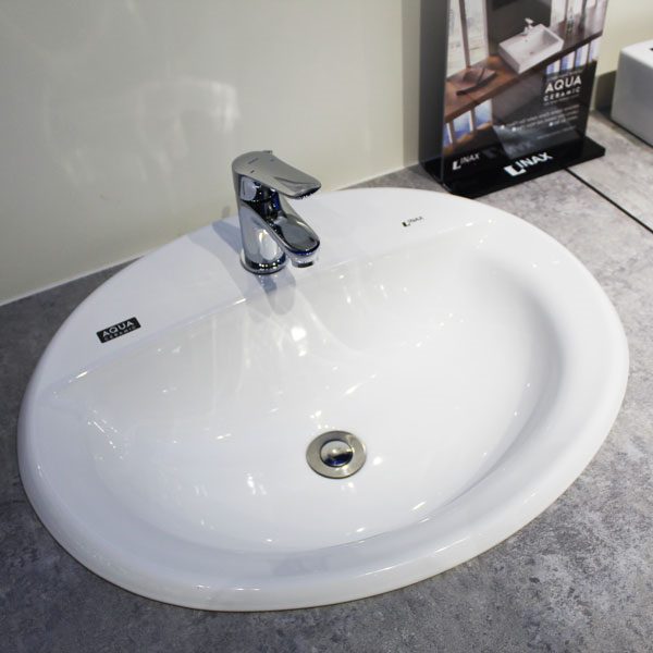Alternative view of Chậu rửa lavabo âm bàn INAX L-2395VEC