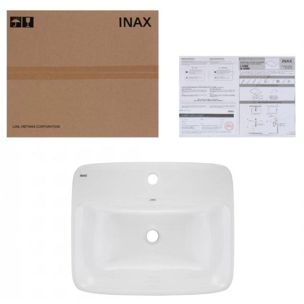 Ảnh công trình thực tế Chậu rửa lavabo đặt bàn INAX L-2398VFC