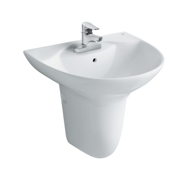 Chậu lavabo Inax L-288VFC treo tường