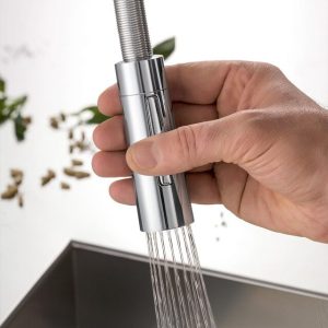 Ảnh công trình thực tế VÒI Rửa Bát NÓNG LẠNH CẦN MỀM 2 DẦU XẢ LEVANTE NB303