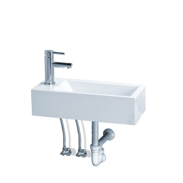 Lavabo Caesar đặt trên bàn LF5239L (Bao gồm trụ xả nắp sứ)