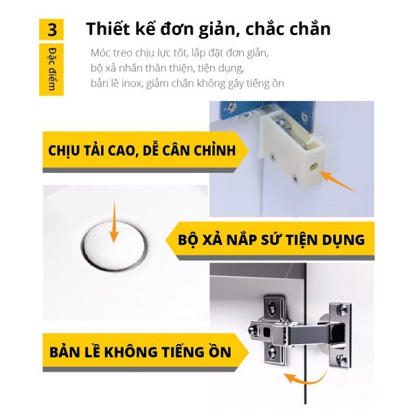 Ảnh công trình thực tế Bộ tủ lavabo Caesar LF5253/EH05253ATGV