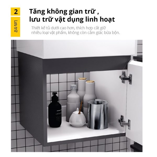 Ảnh công trình thực tế Bộ tủ lavabo Caesar LF5255/EH05255ATGV