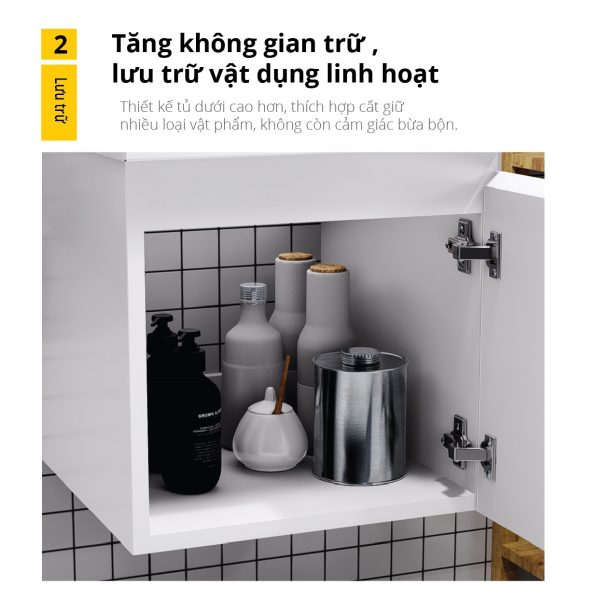 Ảnh công trình thực tế Bộ tủ lavabo Caesar LF5255/EH05255AV