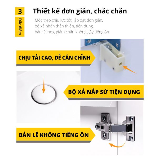 Ảnh công trình thực tế Bộ tủ lavabo Caesar LF5255/EH05255AV
