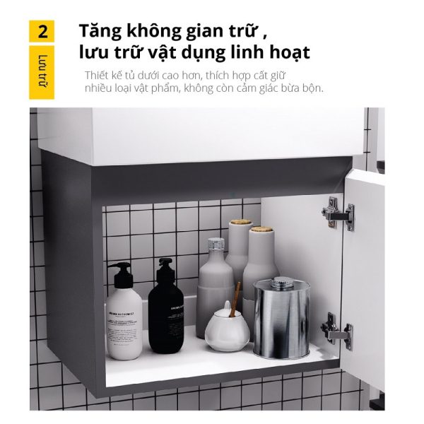 Ảnh công trình thực tế Bộ tủ lavabo Caesar LF5259/EH05259ATGV