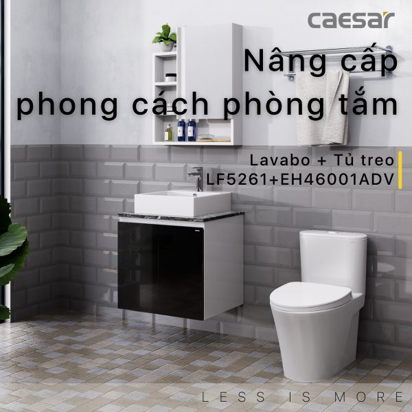 Alternative view of Bộ tủ lavabo Caesar LF5261/EH46001ADV