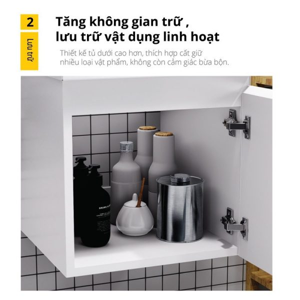 Ảnh công trình thực tế Bộ tủ lavabo Caesar LF5263/EH05263AV