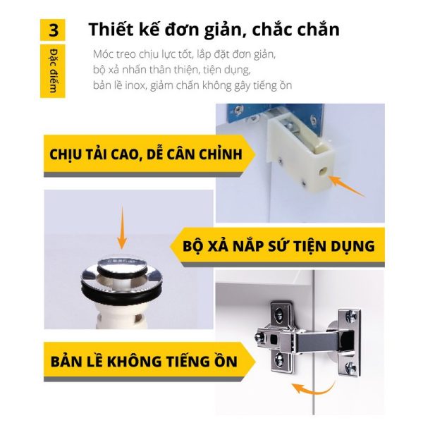 Ảnh công trình thực tế Bộ tủ lavabo Caesar LF5263/EH05263AV