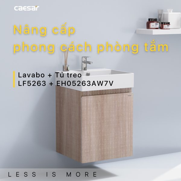 Alternative view of Bộ tủ lavabo Caesar LF5263/EH05263AW7V