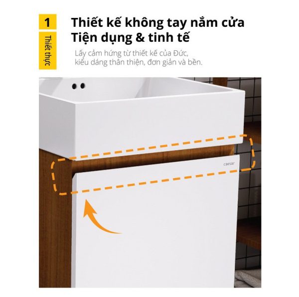 Alternative view of Bộ tủ lavabo Caesar LF5263/EH05263AWV