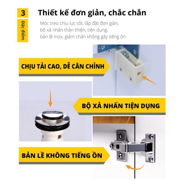 Ảnh công trình thực tế Bộ tủ lavabo Caesar LF5263/EH05263AWV