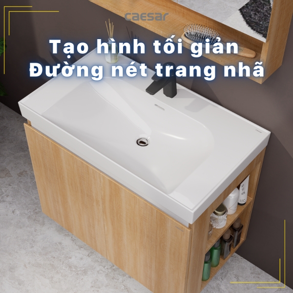 Ảnh công trình thực tế Lavabo Caesar LF5358