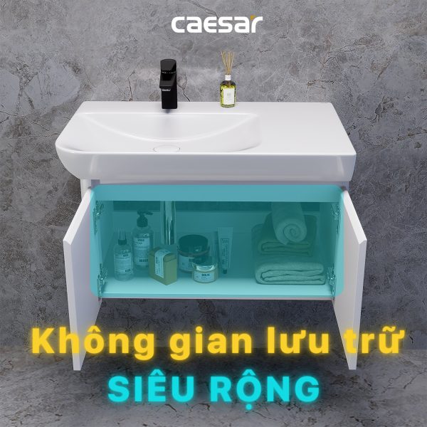 Ảnh công trình thực tế Bộ tủ lavabo Caesar LF5372/EH05372AV