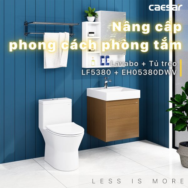 Alternative view of Bộ tủ lavabo Caesar LF5380/EH05380DWV