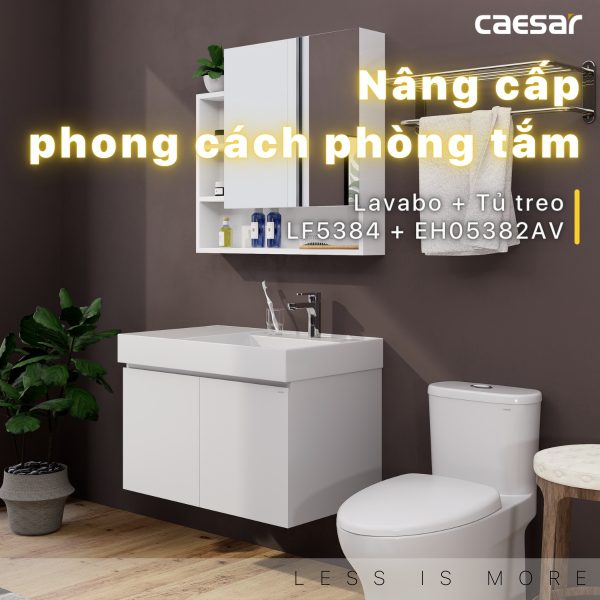 Alternative view of Bộ tủ lavabo Caesar LF5384/EH05382AV
