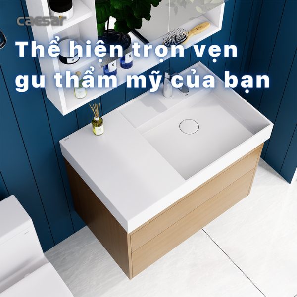 Ảnh công trình thực tế Bộ tủ lavabo Caesar LF5384/EH05384DWV