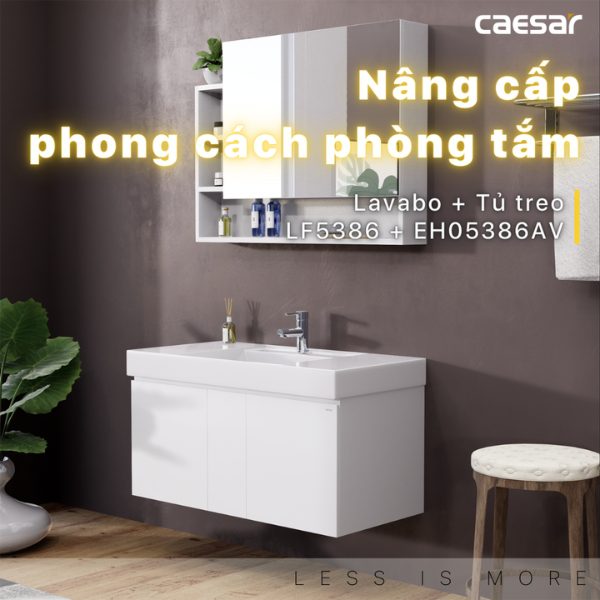 Alternative view of Bộ tủ lavabo Caesar LF5386/EH05386AV