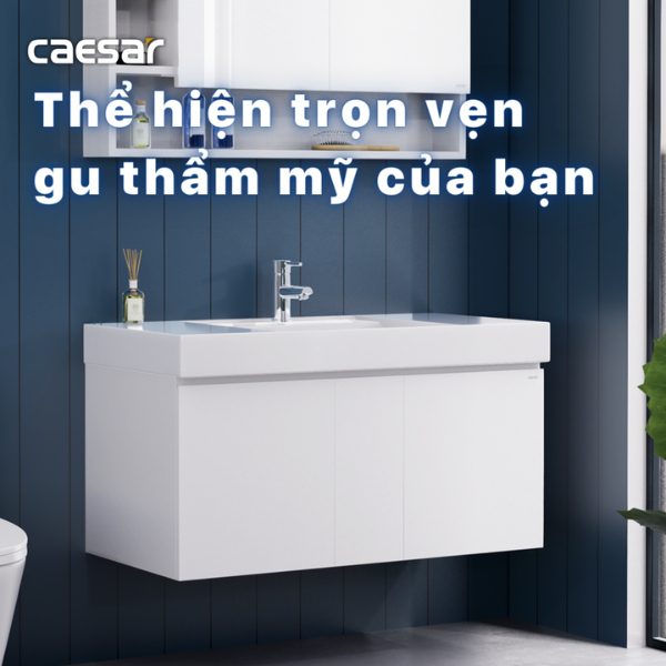Ảnh công trình thực tế Bộ tủ lavabo Caesar LF5386/EH05386AV