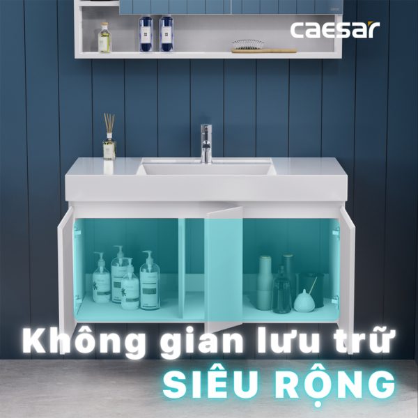 Ảnh công trình thực tế Bộ tủ lavabo Caesar LF5386/EH05386AV