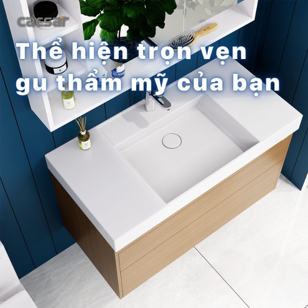 Ảnh công trình thực tế Bộ tủ lavabo Caesar LF5386/EH05386DWV