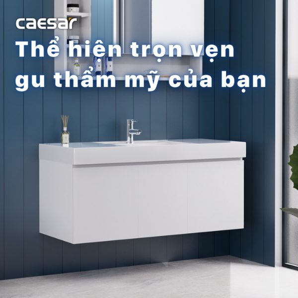 Ảnh công trình thực tế Bộ tủ lavabo Caesar LF5388/EH05388AV