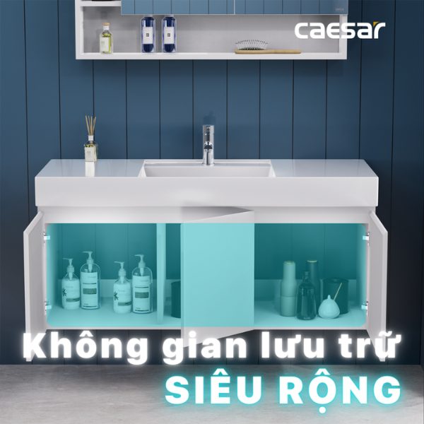 Ảnh công trình thực tế Bộ tủ lavabo Caesar LF5388/EH05388AV