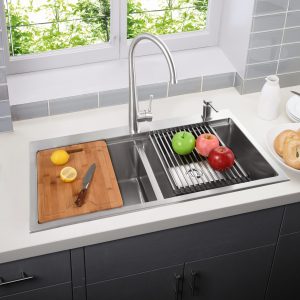 Ảnh công trình thực tế CHẬU RỬA 2 HỘC LIKEN NL785
