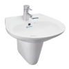Chậu Rửa Lavabo THIÊN THANH LT04/PT0400T Treo Tường Kèm Chân Treo