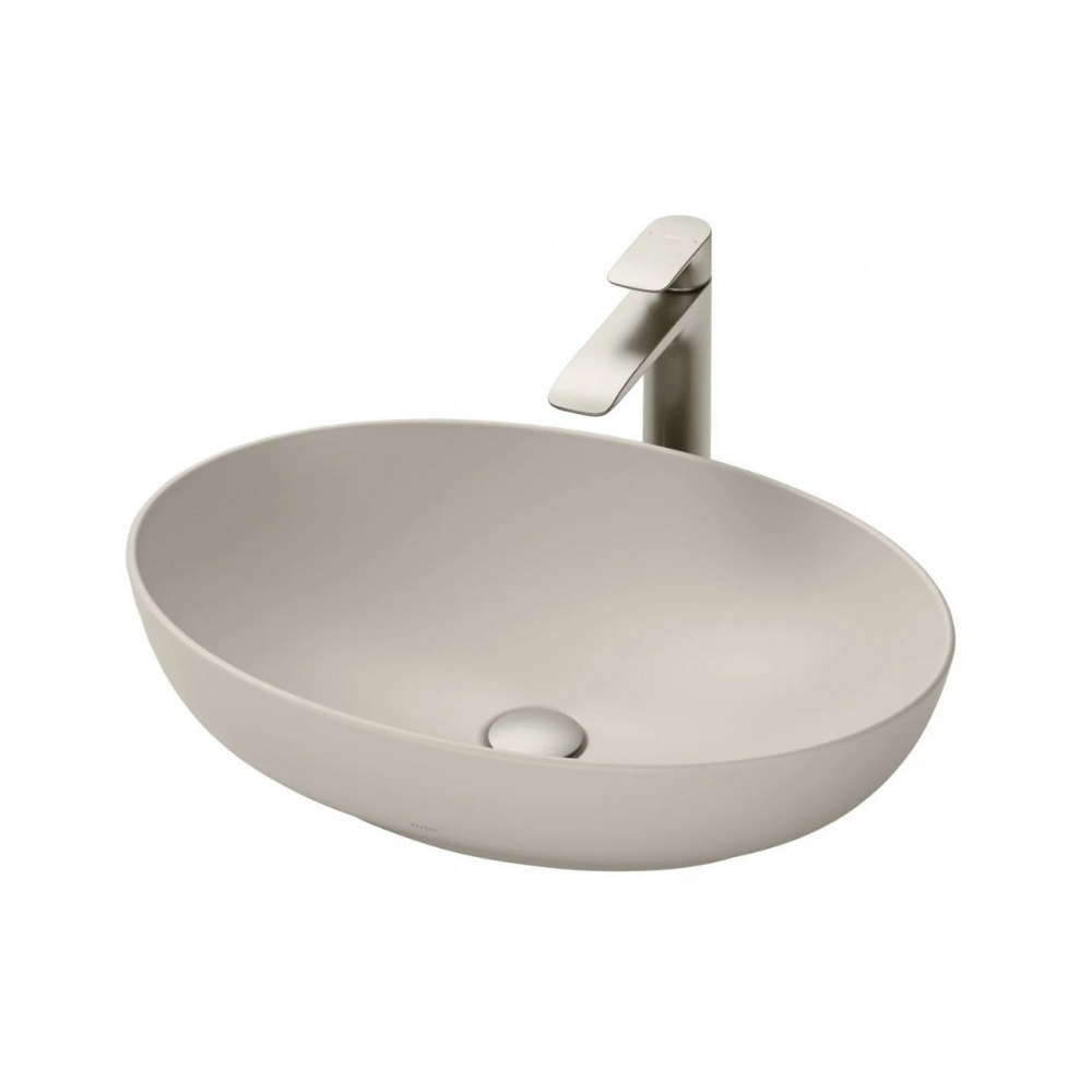Lavabo đặt bàn TOTO LT1705#MBE màu be mờ
