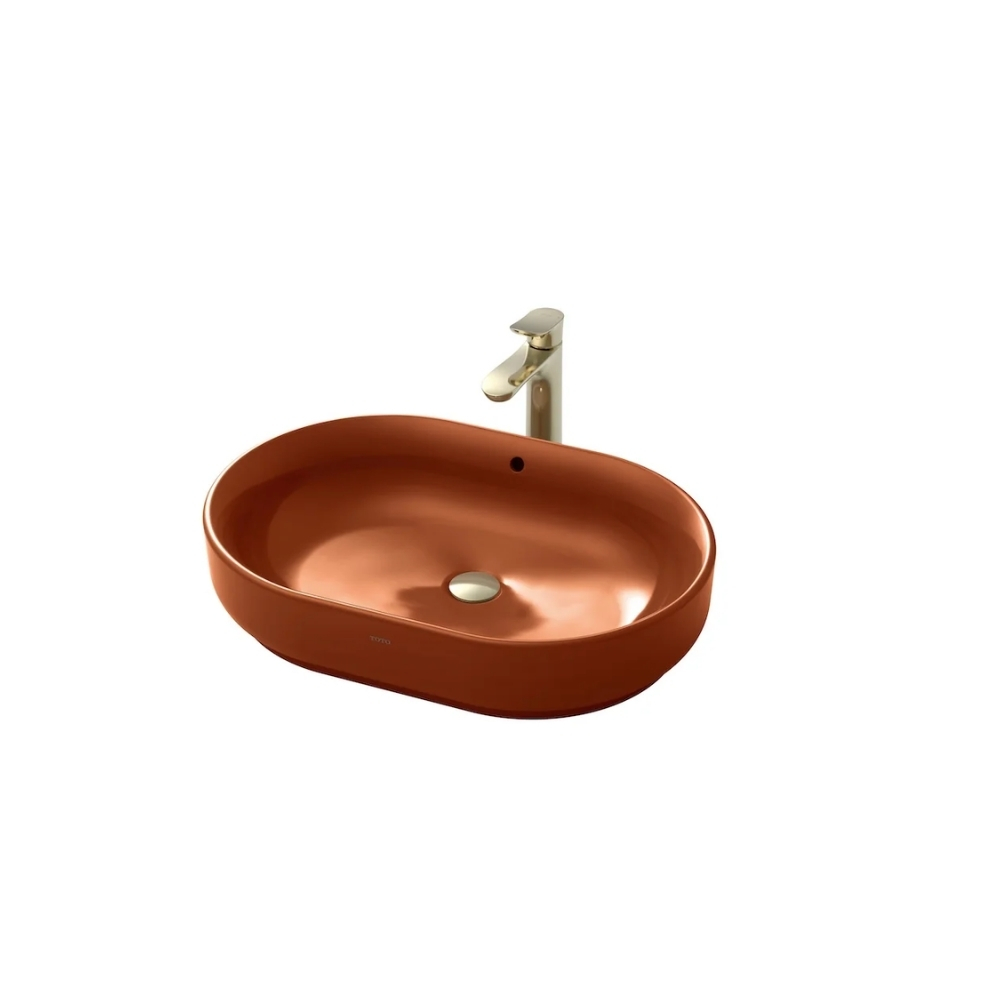 Lavabo đặt bàn TOTO LW896JW/F#SCR màu đỏ